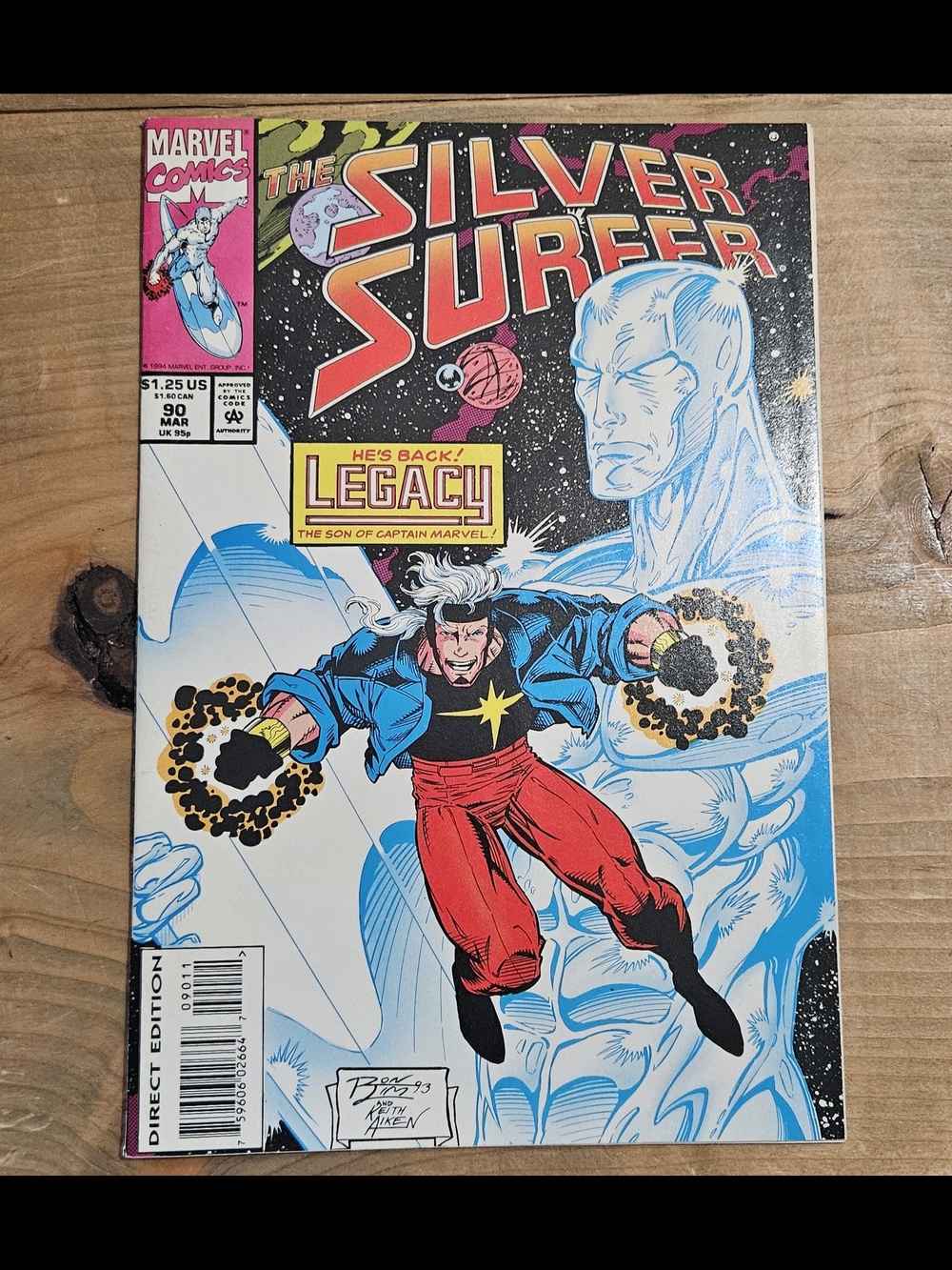 Silver Surfer #90 (Vol. 3, 1994) Raze, Genis-Vell - Higher Grade Raw 9.6-9.8